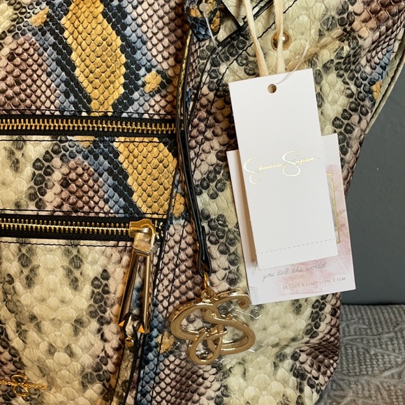 NWT Python satchel Jessica Simpson - Picture 7 of 8